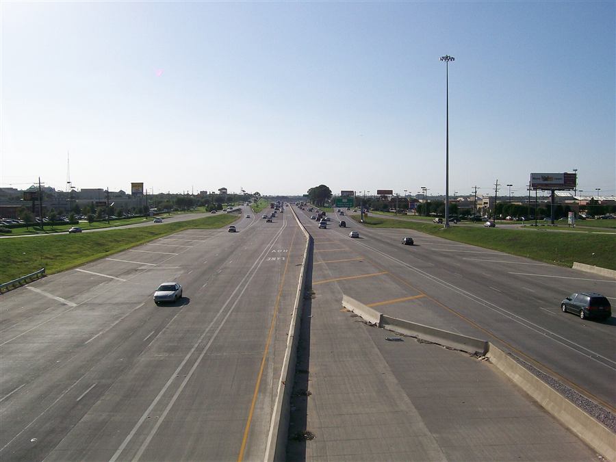 A Texas interstate highway